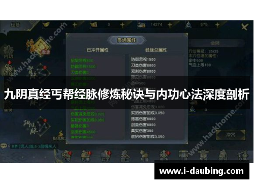 九阴真经丐帮经脉修炼秘诀与内功心法深度剖析
